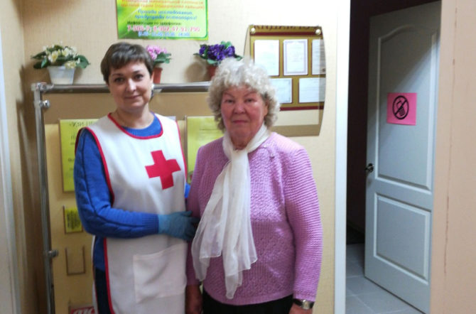 Помощь пожилым и одиноким соликамцам оказывает Красный Крест